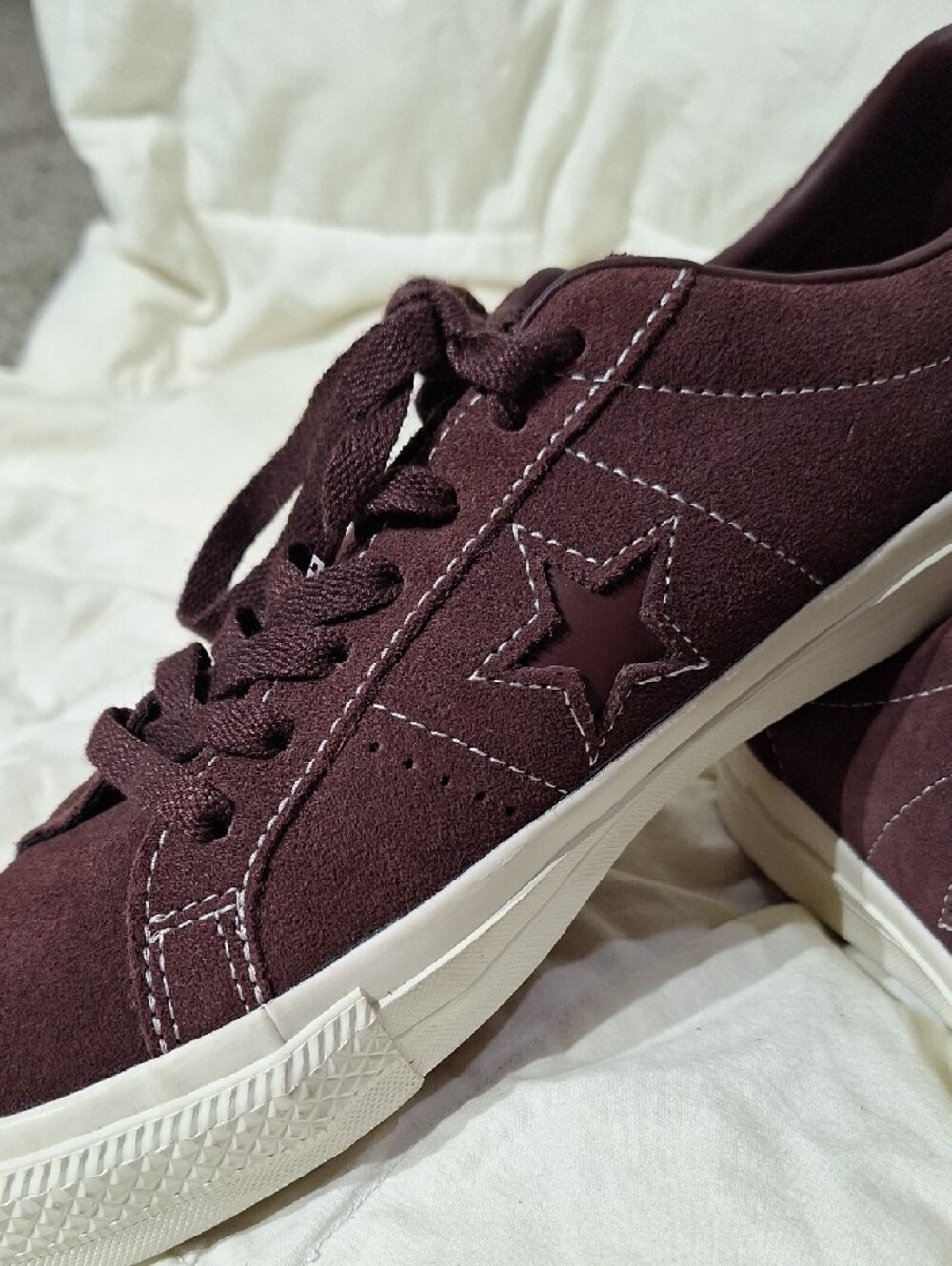 Converse Unisex Sneakers In Suede Burgundy Coloring - Picture 7 of 10